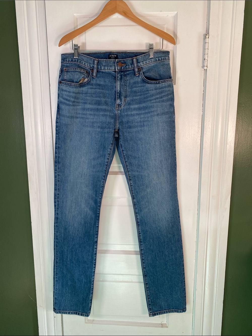 J. Crew Slim Jeans in Medium Blue Wash
